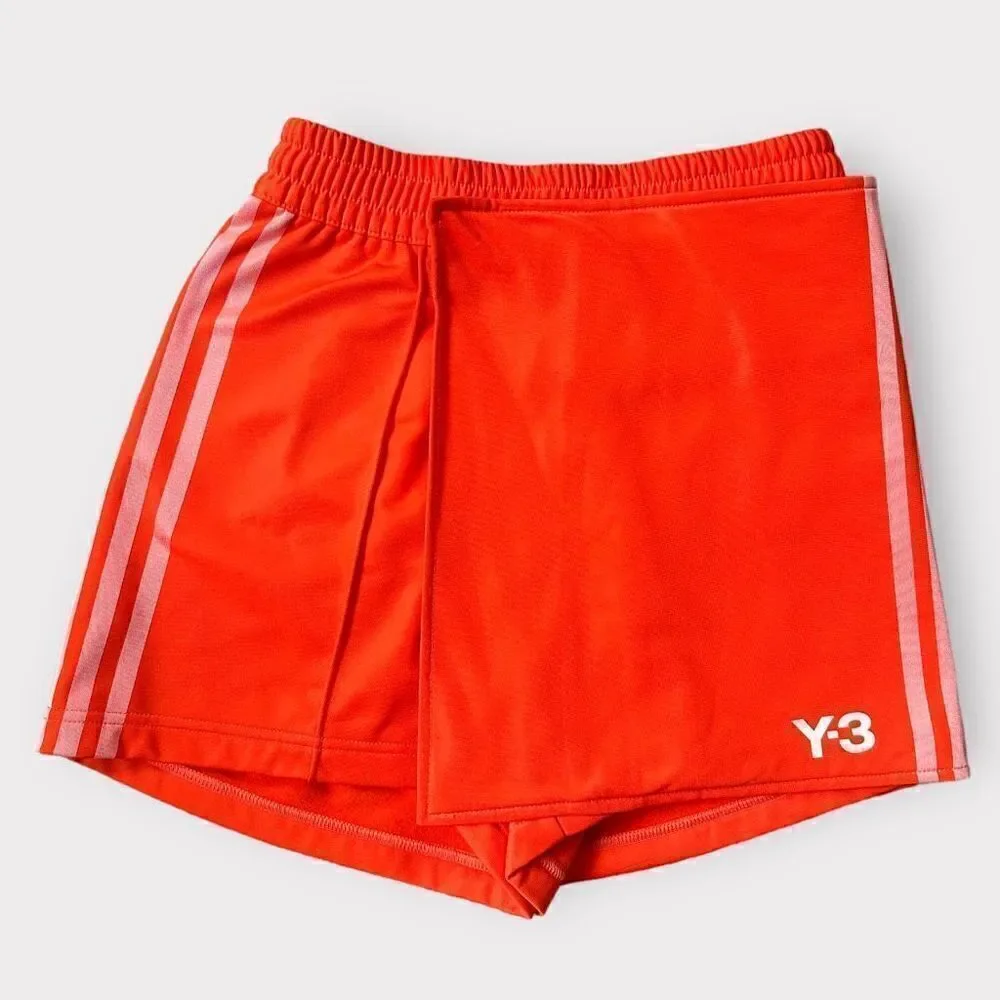 ‎NWT Adidas Y-3 Orange Firebird Short Skort Size XXS